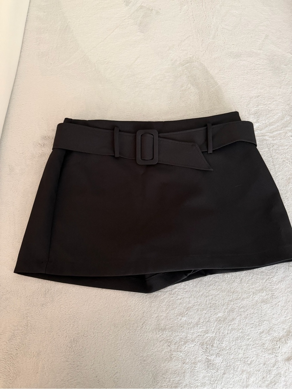 Zara Black Belted Skort